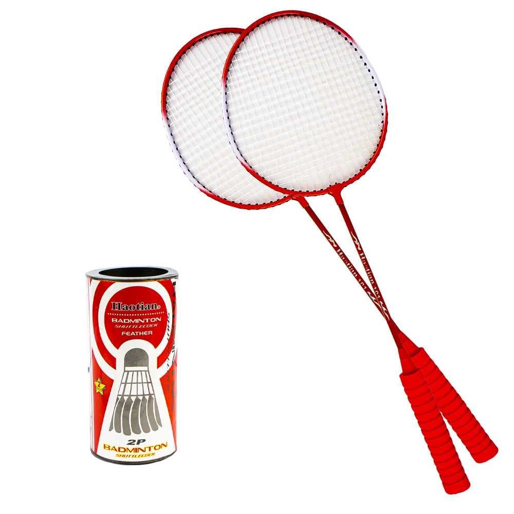 Palete badminton cu husa si fluturasi