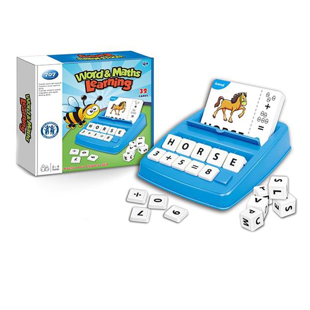 Joc educativ, Litere + cifre