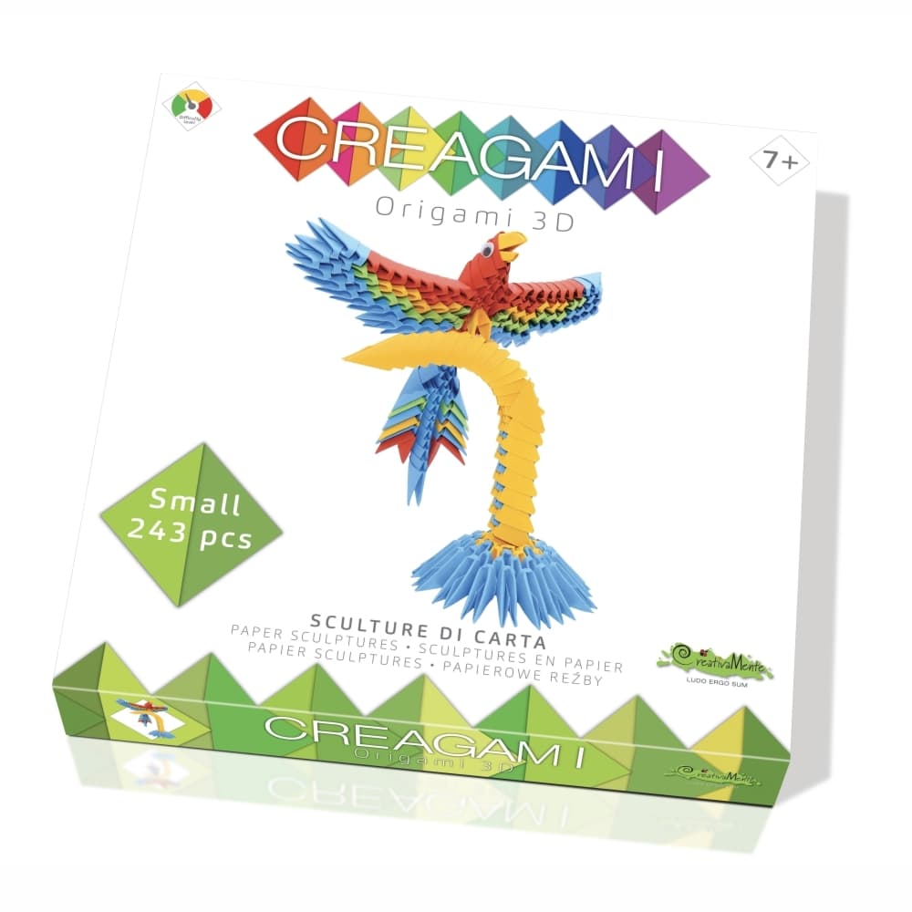 Origami 3D Creagami - Papagal, 243 piese