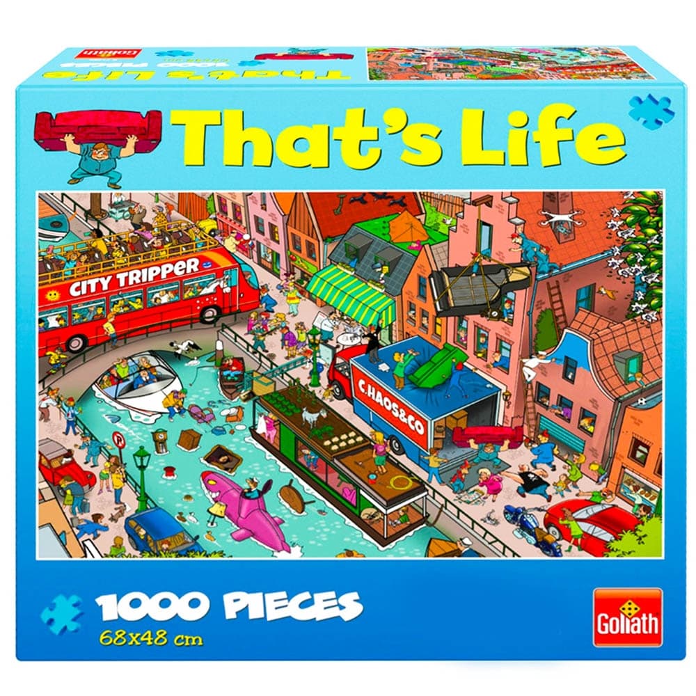 Puzzle Cauta si Gaseste - Mare haos in oras, 1000 piese