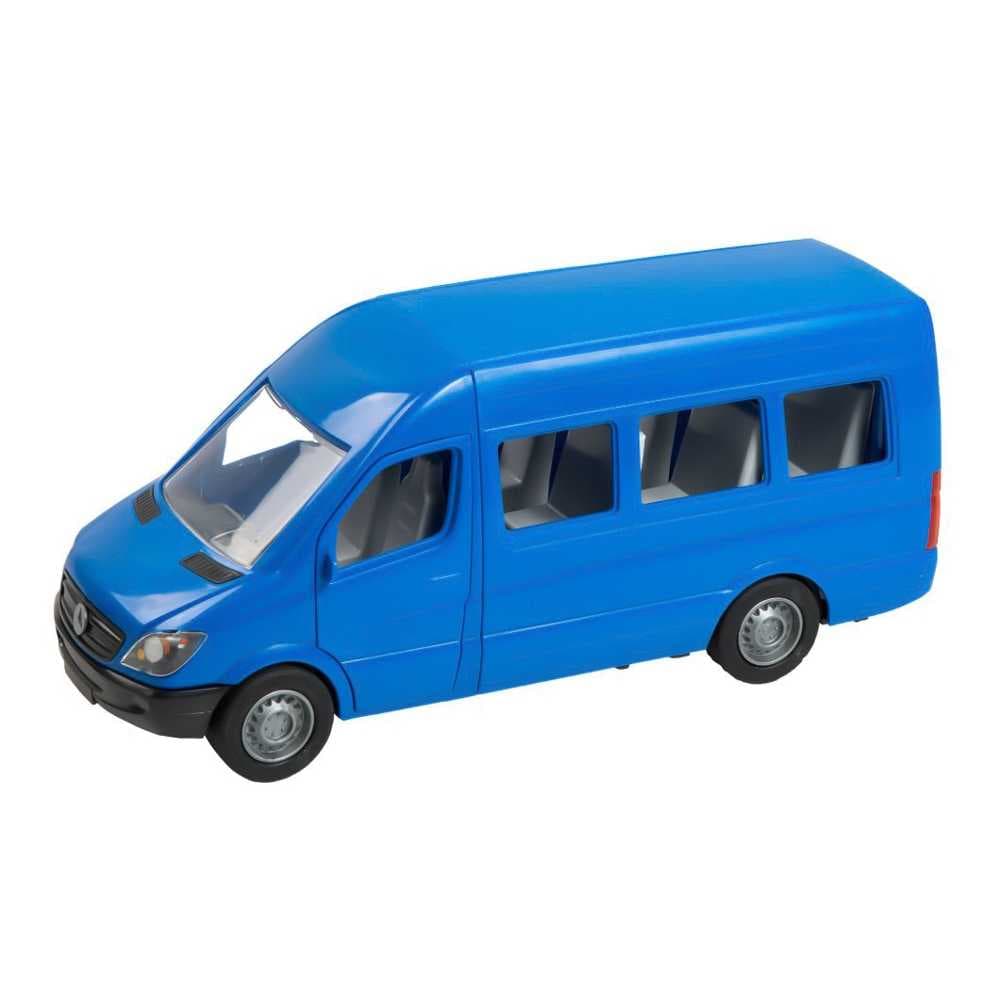 Masina Mercedes-Benz Sprinter, albastra, 25x6,4x11 cm - Tigres
