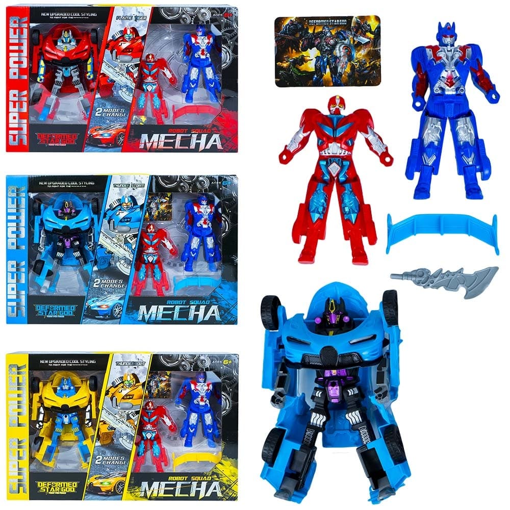 Robot transformabil, 3 buc/set