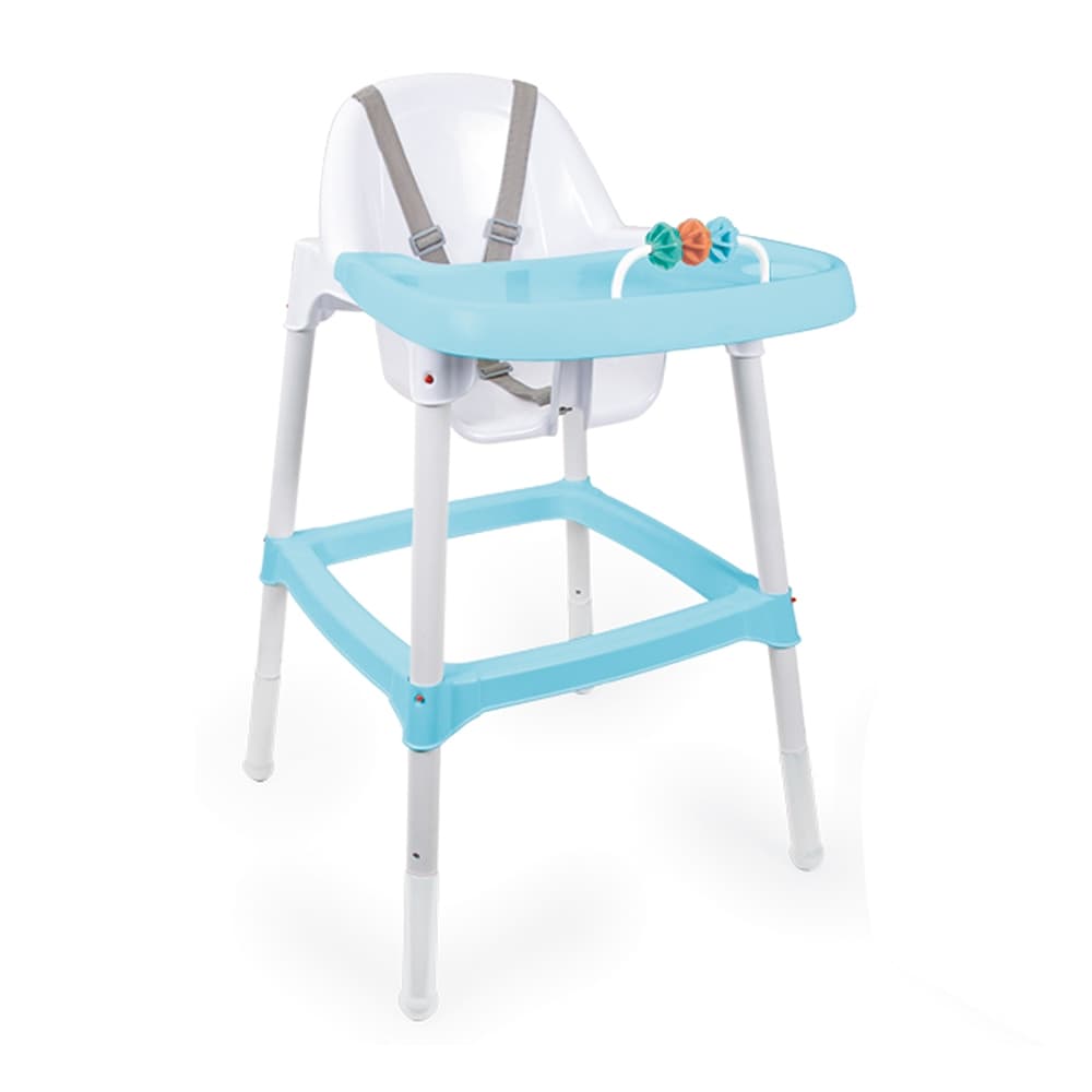 Scaunel cu masuta pentru bebe, Albastru, 91x63x55 cm - Dolu