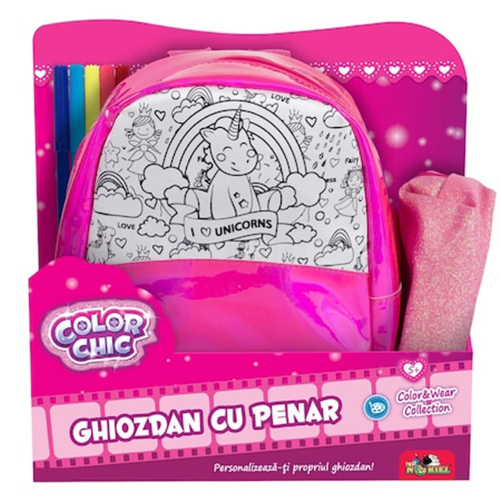 Color Chic - Ghiozdan cu penar - Noriel