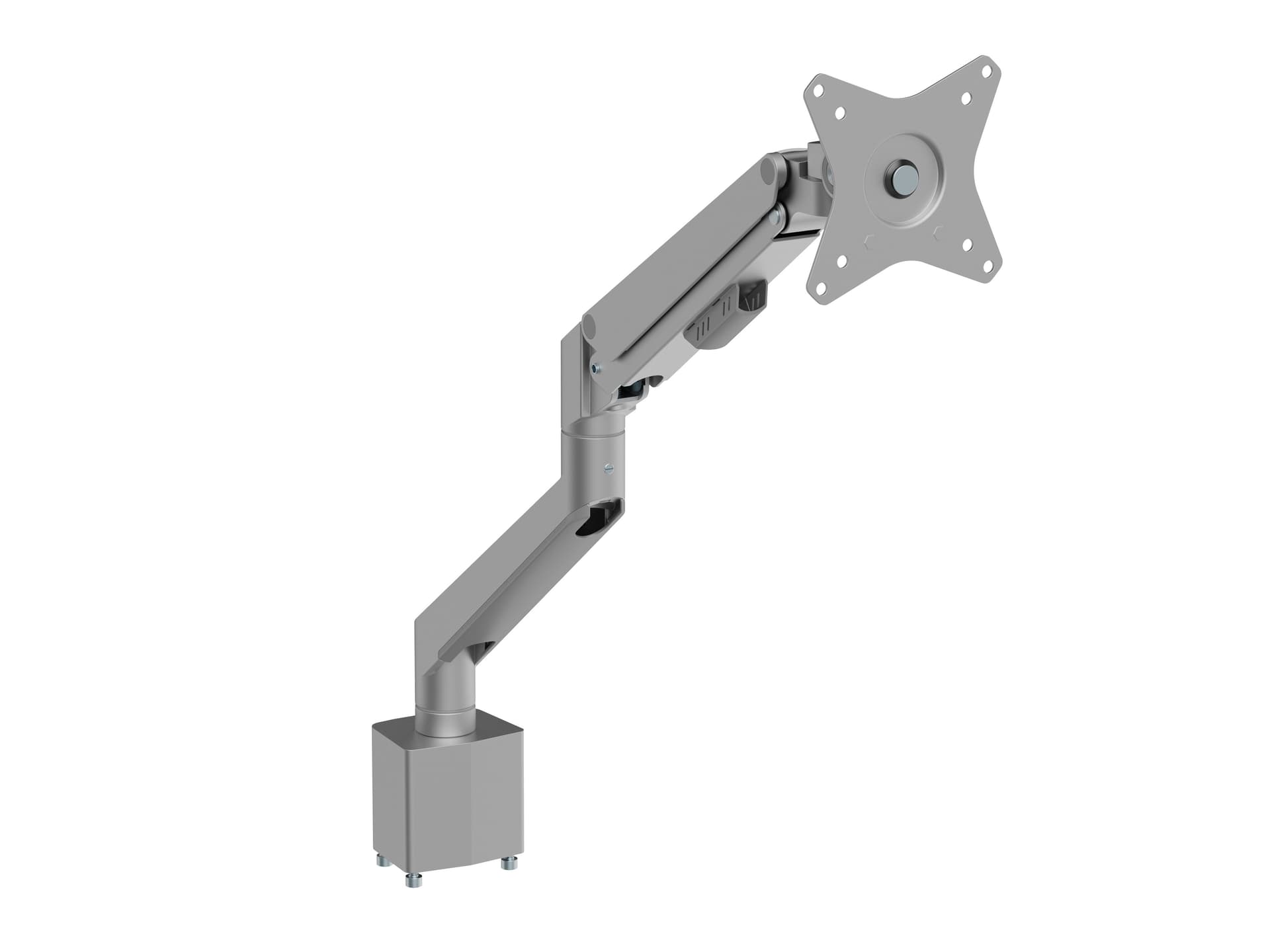 Braț pentru monitor Medical Cart Basic Multibrackets MB-7944, 15-27", max. 8 kg, argintiu
