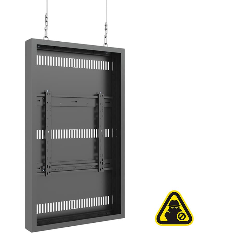 Carcasa de Interior pentru LCD pe fir, Multibrackets MB-3902, 49", max.50 kg, negru