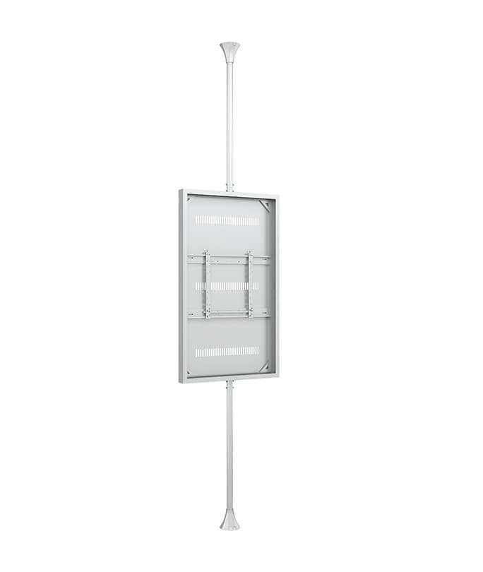 Carcasa de Interior pentru LCD, tavan-la-podea Multibrackets MB-5728, diagonale 65", max.50 kg, alb