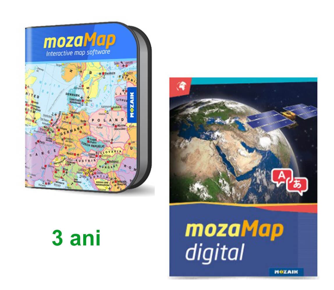 Clasele liceale - Atlas Geografic Digital Multilingv, 3 ani