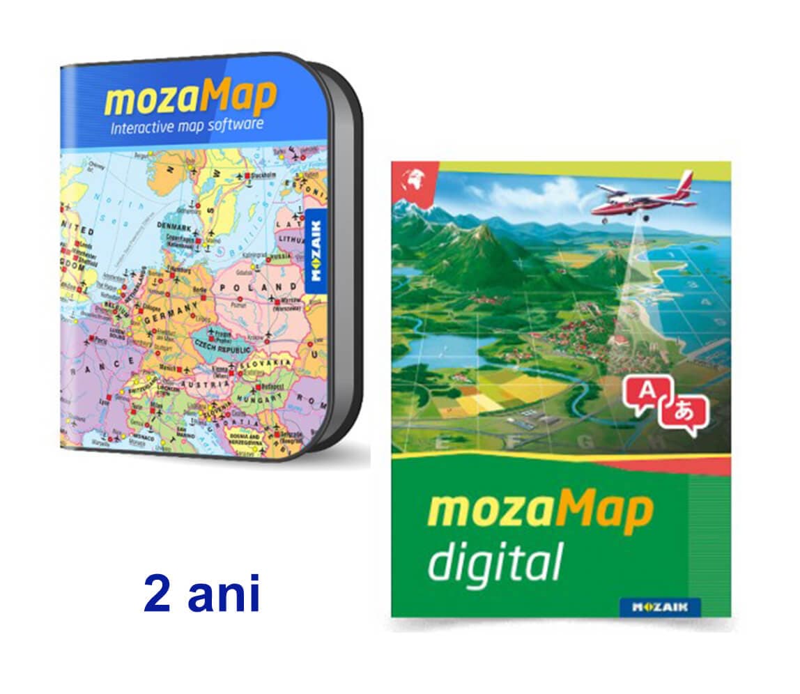 Clasele primare - Atlas Geografic Digital Multilingv, 2 ani