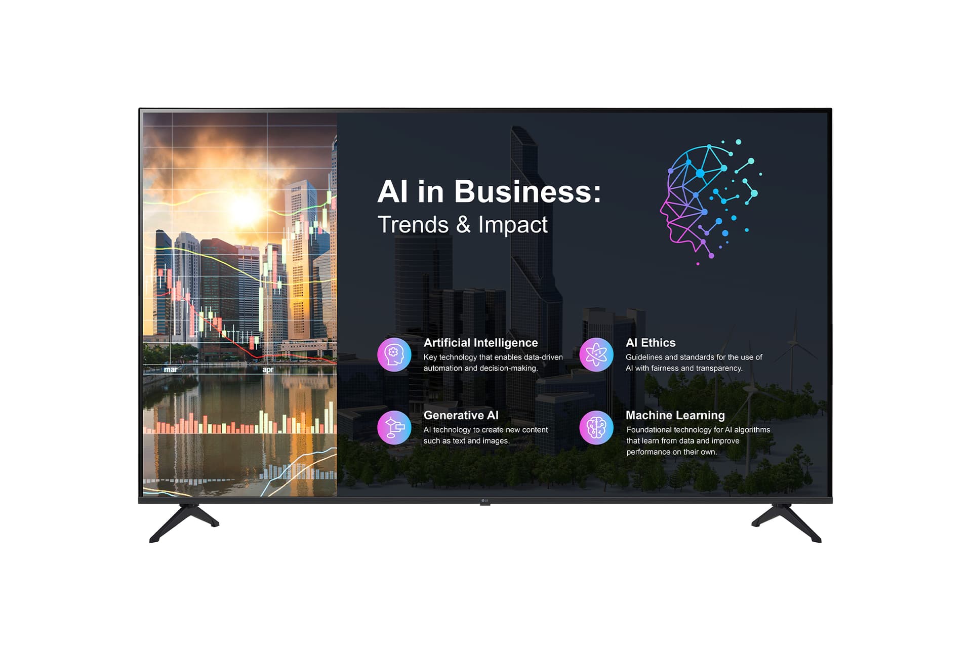 Display profesional LG 43PK640S pentru digital signage, 43”, 4K UHD, webOS 25, 270 niți, 16/7