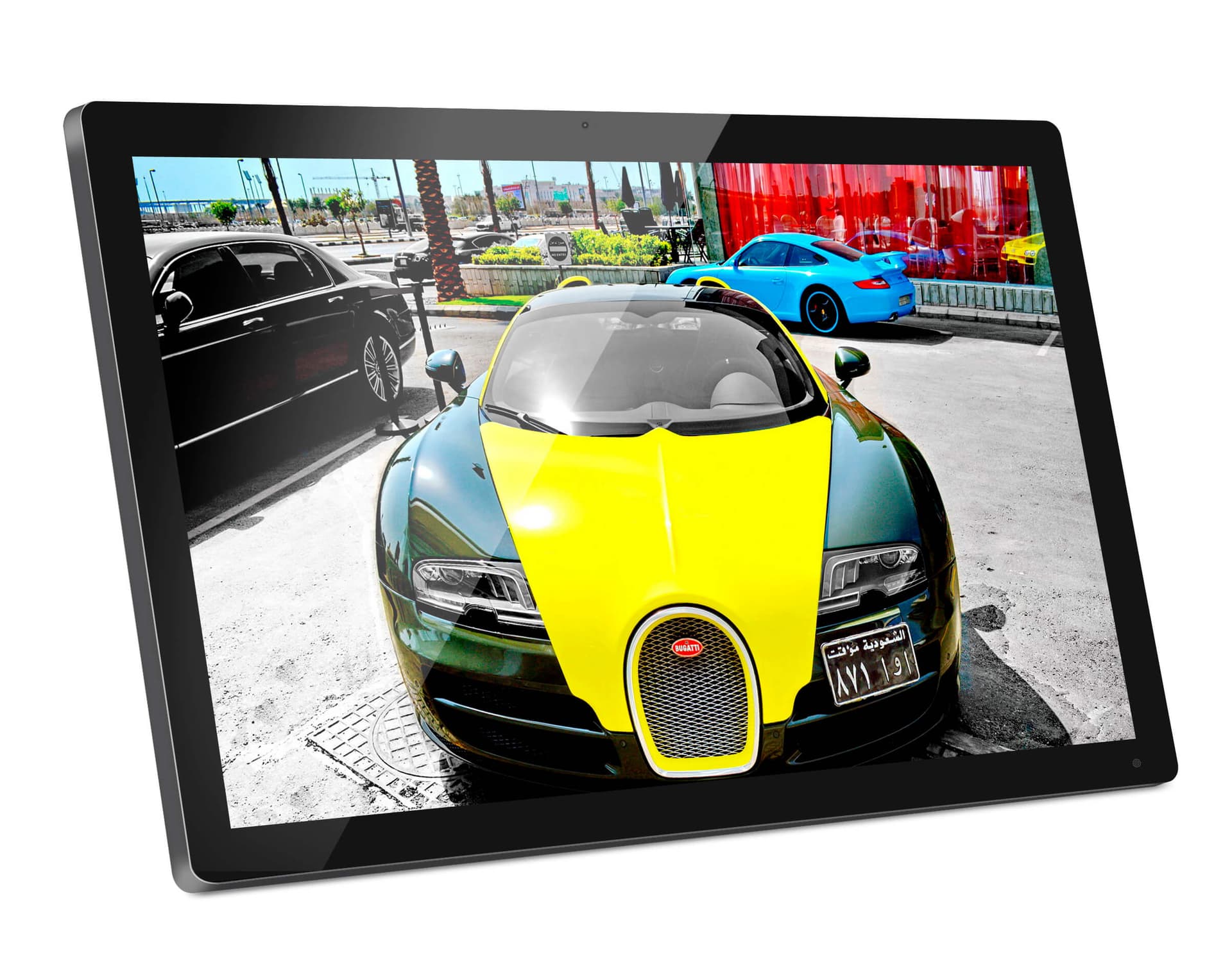 Display LED 24" Touch ELC THD2401, rezolutie 1920x1080, contrast 800:1, 250cd/m2, negru, fara sistem operare