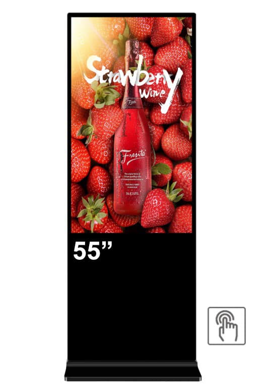 Kiosk / Totem Indoor Touch IR 55'' Android11 - EVOBOARD 55'' 4K IR touch, Android 11