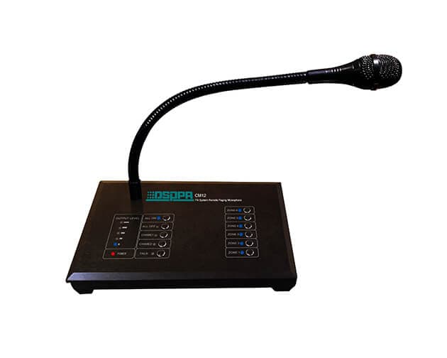 Microfon Remote Paging cu 6 zone, DSPPA CM12