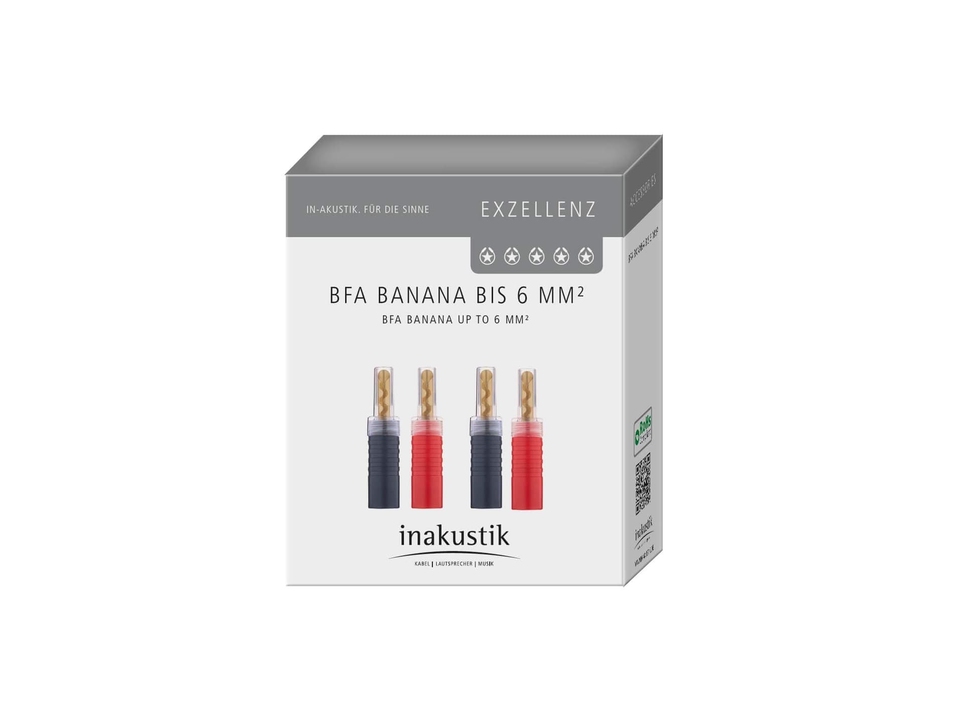 Mufa banana BFA Inakustik Excellence (4buc/set), cod 0081691