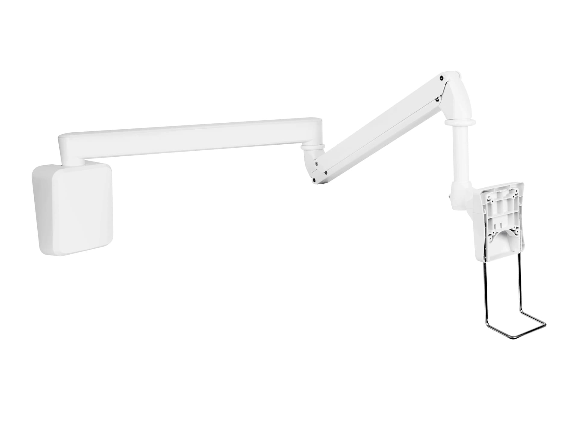 Braț medical articulat pentru monitor Multibrackets Full Motion, 2.5-6.5kg, MB-4269, 15-27", max. 6,5 kg, alb