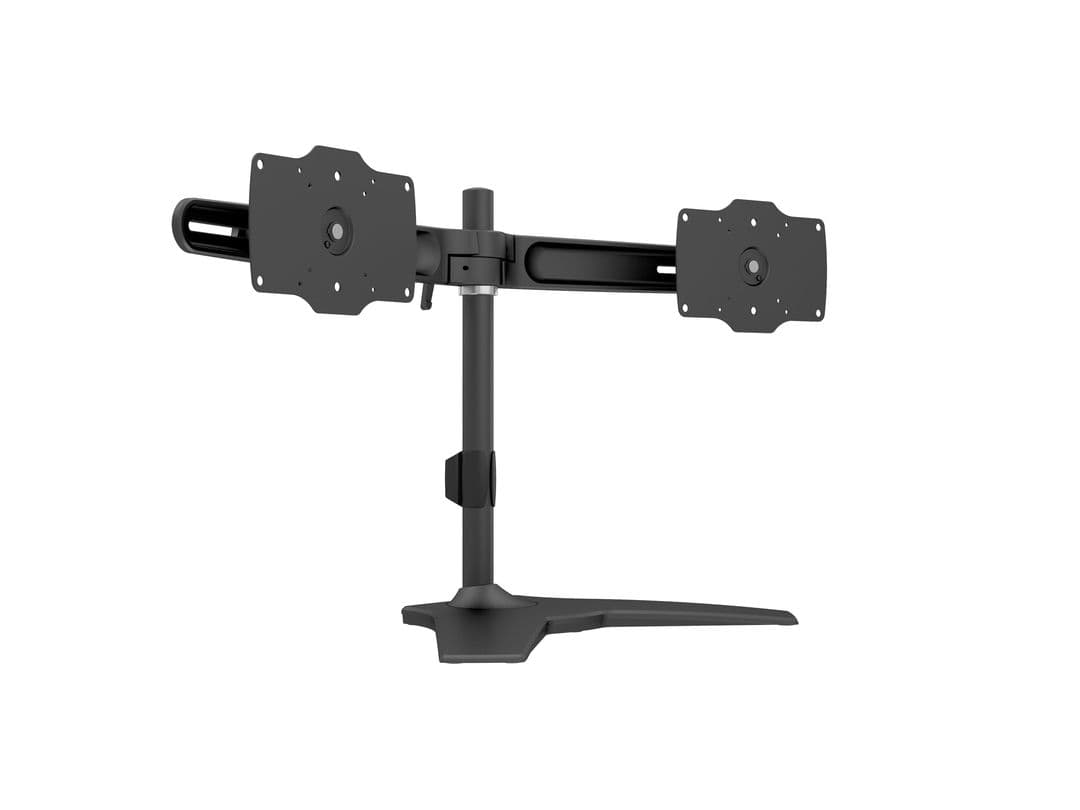 Suport pentru monitor birou 2 brate Multibrackets MB-7419,negru,24"-32",max.15 kg/brat, incl.vert.+/-20º, rotire: +/-90º