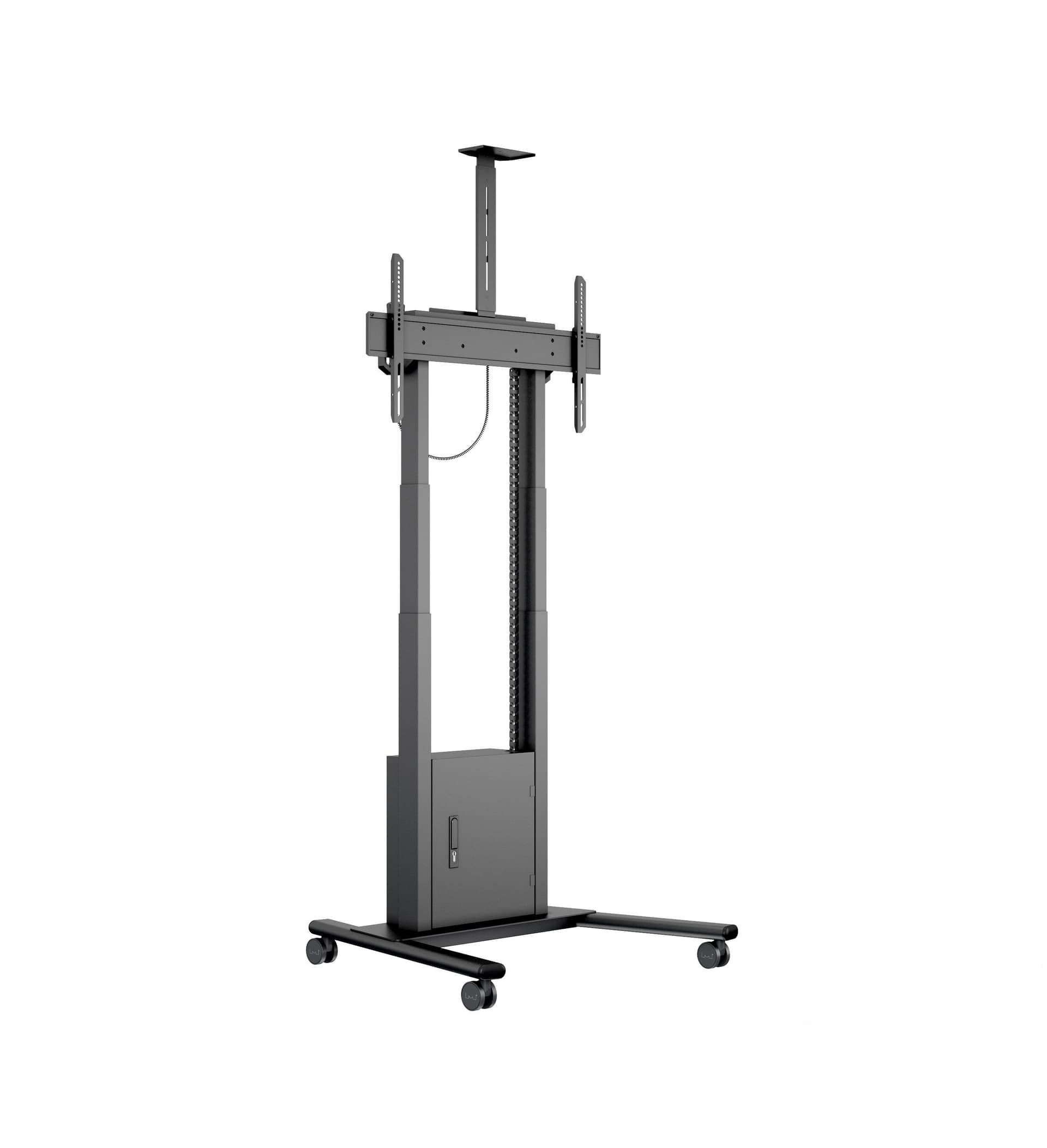 Stand TV mobil, motorizat, cu MediaBox si suport camera Multibrackets MB-6775, diagonala 42"-100", max. 120 kg