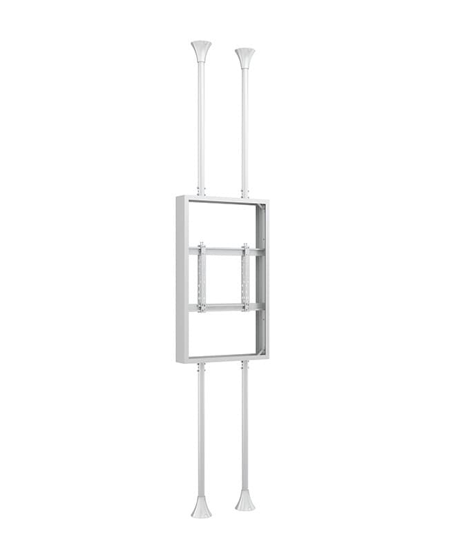 Carcasa de Interior pentru 2 LCD spate-la-spate, tavan-la-podea Multibrackets MB-6870, diagonale 55", max.50 kg, alb