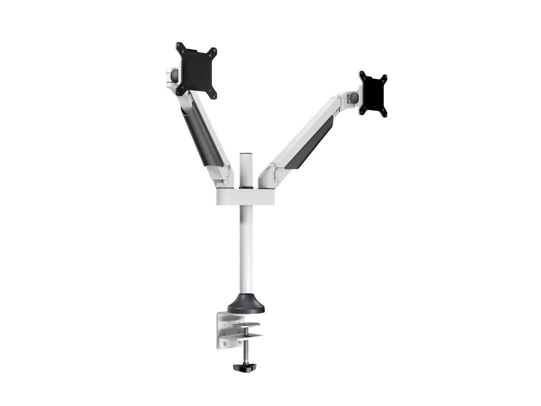 Suport 2 monitoare Gas Lift Multibrackets MB-7181, 15"-32", min.2 - max.10 kg/monitor, alb
