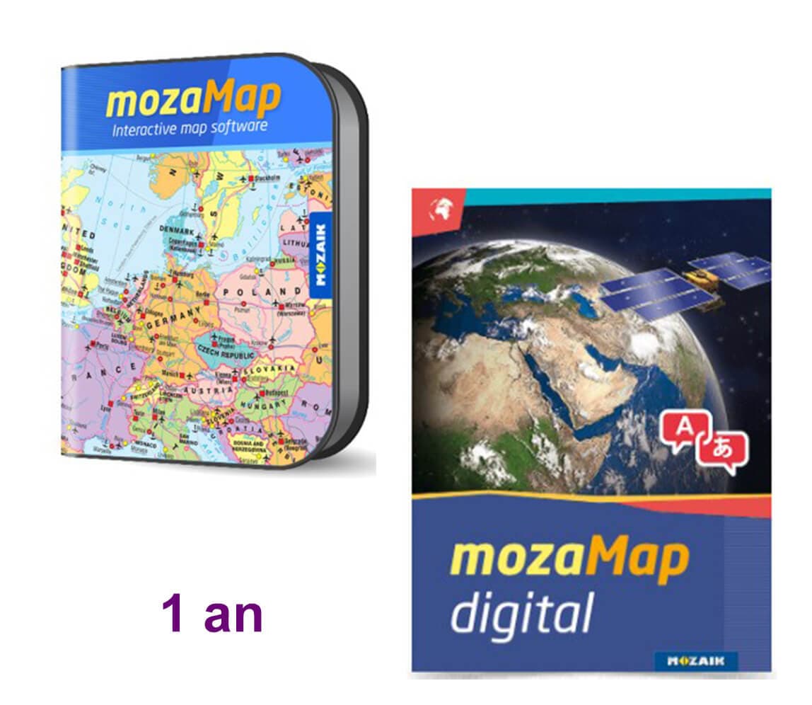 Clasele liceale - Atlas Geografic Digital Multilingv, 1 an
