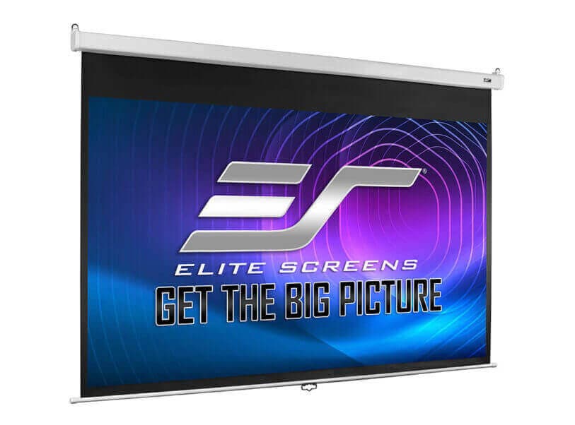 Ecran de proiectie pentru perete/tavan EliteScreens SRM-PRO, M100HSR-PRO, 222 x125 cm, format 16:9, SLOW RETRACTION