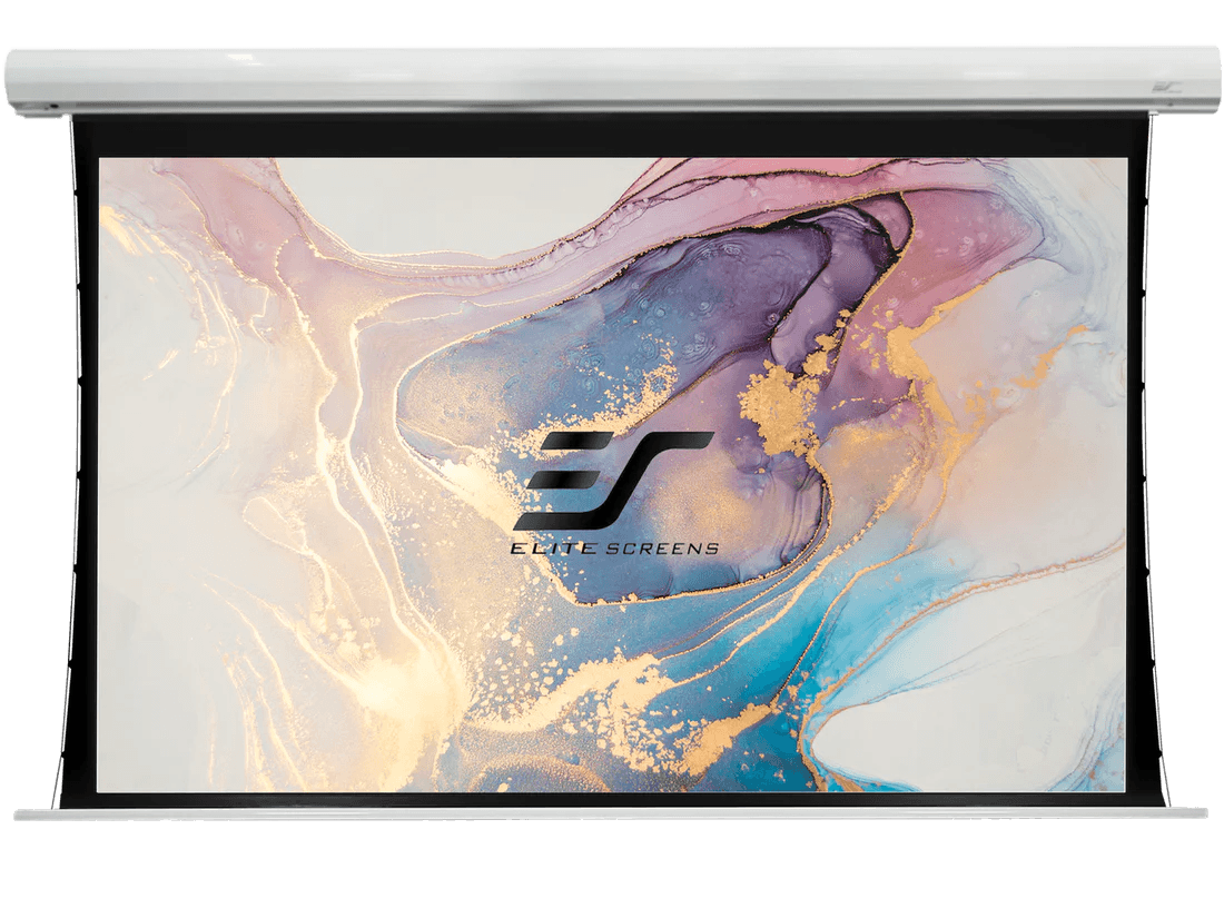 Ecran proiectie electric, tensionat, 266x149cm, Elitescreens Saker SKT120XH-CLR-E12, ALR ULTRA SHORT