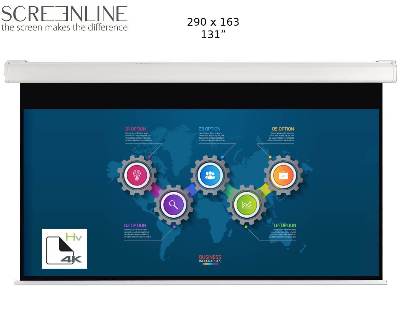 EcranProiectie-MOT-290-163-HV-Screenline